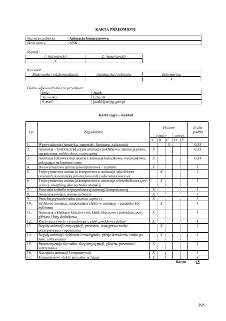 Wersja pełna [8,55 MB] - Wydział Elektroniki, Telekomunikacji i ...