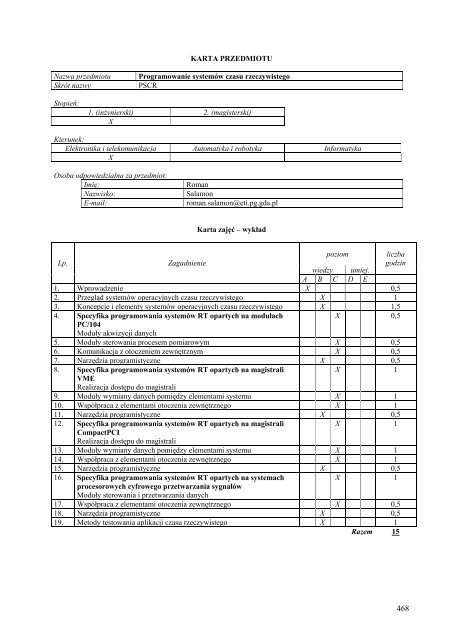 Wersja pełna [8,55 MB] - Wydział Elektroniki, Telekomunikacji i ...