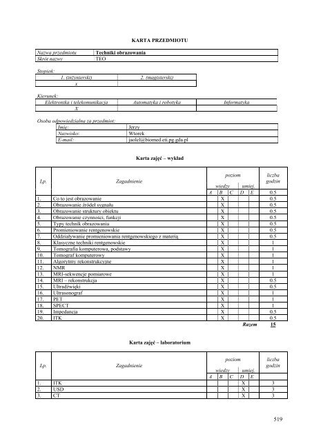 Wersja pełna [8,55 MB] - Wydział Elektroniki, Telekomunikacji i ...