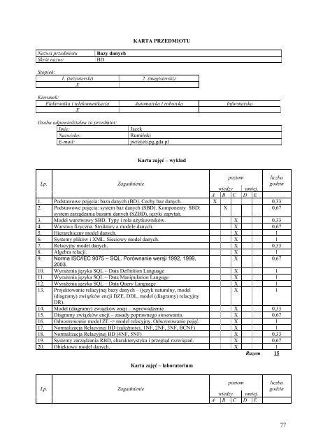 Wersja pełna [8,55 MB] - Wydział Elektroniki, Telekomunikacji i ...