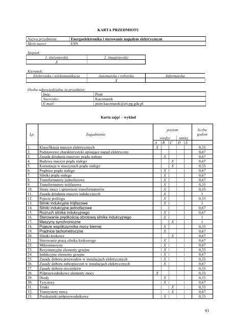 Wersja pełna [8,55 MB] - Wydział Elektroniki, Telekomunikacji i ...