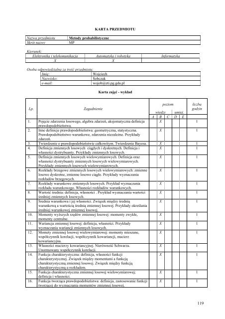 Wersja pełna [11,39 MB] - Wydział Elektroniki, Telekomunikacji i ...