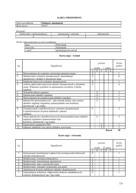 Wersja pełna [11,39 MB] - Wydział Elektroniki, Telekomunikacji i ...