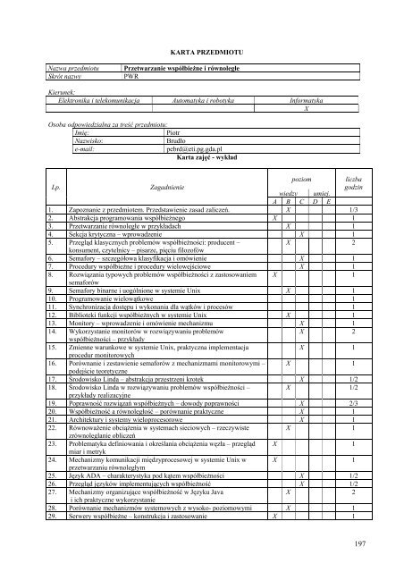 Wersja pełna [11,39 MB] - Wydział Elektroniki, Telekomunikacji i ...