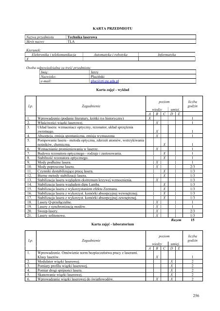 Wersja pełna [11,39 MB] - Wydział Elektroniki, Telekomunikacji i ...