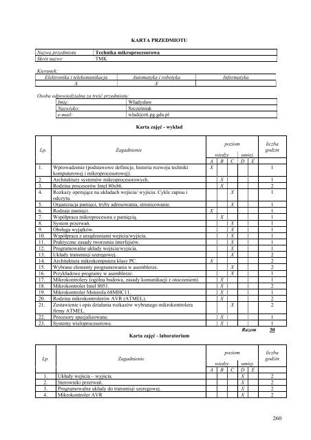 Wersja pełna [11,39 MB] - Wydział Elektroniki, Telekomunikacji i ...