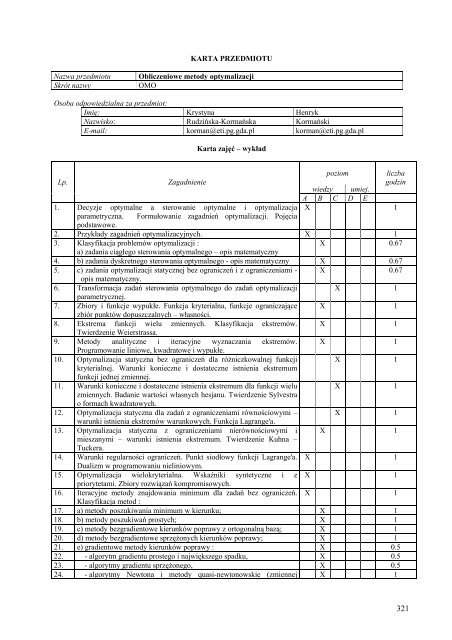 Wersja pełna [11,39 MB] - Wydział Elektroniki, Telekomunikacji i ...