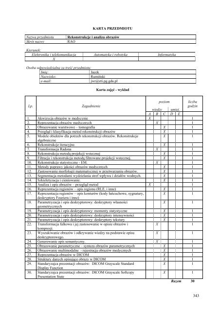 Wersja pełna [11,39 MB] - Wydział Elektroniki, Telekomunikacji i ...