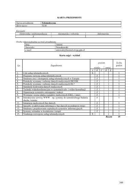 Wersja pełna [11,39 MB] - Wydział Elektroniki, Telekomunikacji i ...