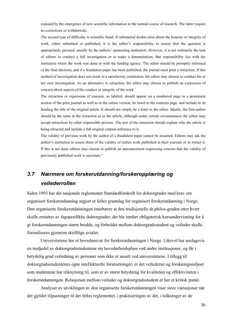 Sudbø-saken UiO 2006.pdf - De nasjonale forskningsetiske komiteer