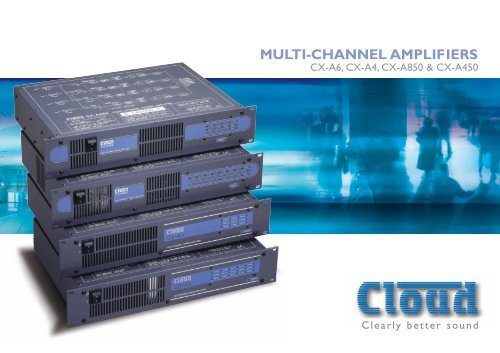 Multi Channel Amplifier Brochure - Etilux