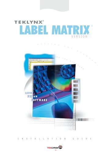 LABEL MATRIX 8.20 Installation Guide - Etilux
