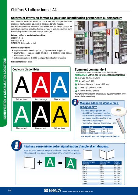 IDENTIFICATION & SIGNALISATION LOGISTIQUE - Etilux