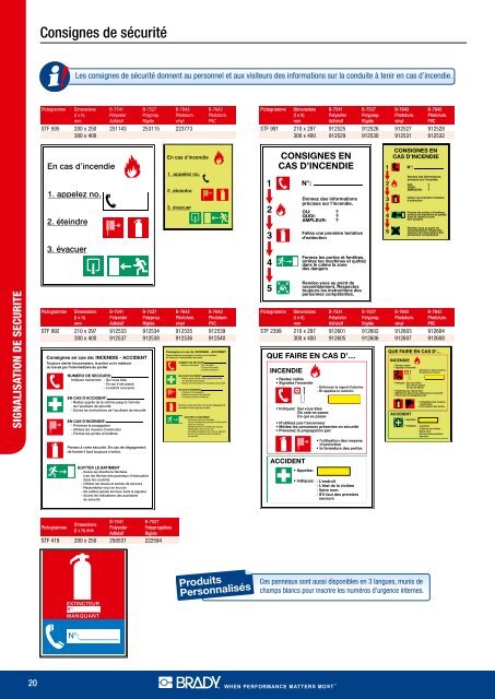 SIGNALISATION DE SECURITE - Etilux