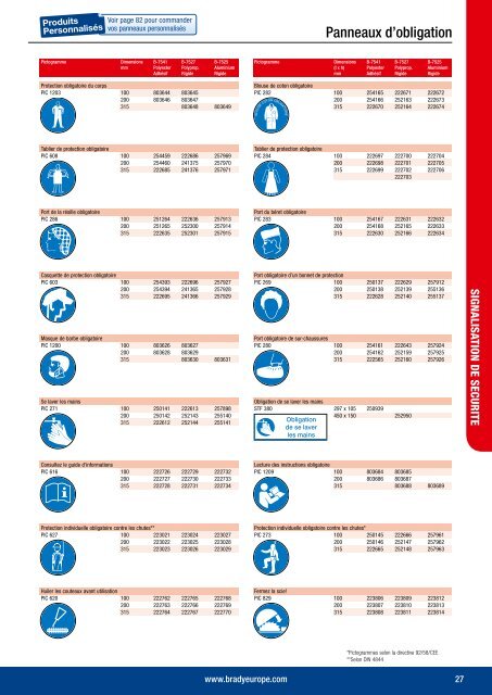 SIGNALISATION DE SECURITE - Etilux