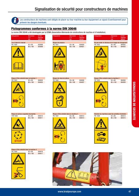 SIGNALISATION DE SECURITE - Etilux