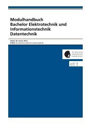 Datentechnik - Fachbereich Elektrotechnik und Informationstechnik