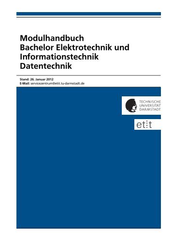 Datentechnik - Fachbereich Elektrotechnik und Informationstechnik