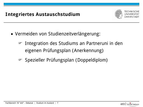 Infoveranstaltung - Fachbereich Elektrotechnik und ...