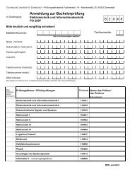 Exam registration form ETIT_PO_2007 - Fachbereich Elektrotechnik ...