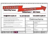 Elektroschema - ETK :: Elektro-Tableau Kalbermatter AG