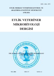 Cilt/Volume 17 Sayı/Number 1-2 2006 (1.114,96 kb) - veteriner ...