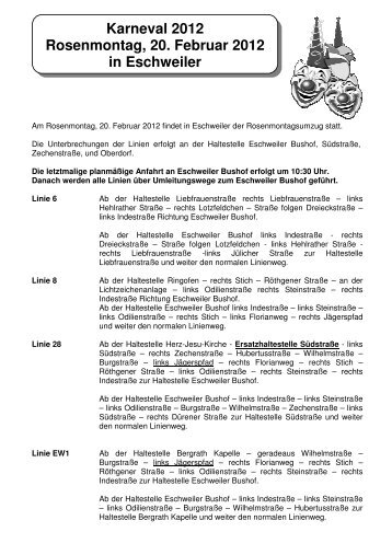 Eschweiler  rosenmontag