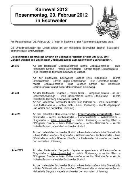 Eschweiler  rosenmontag