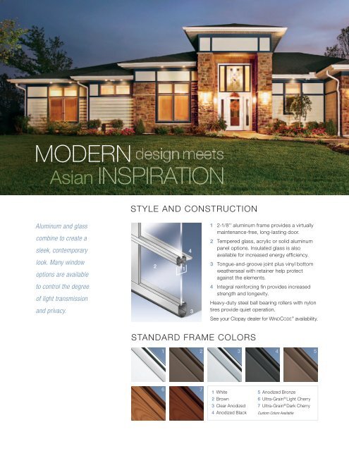 Avante Collection Brochure - ETO Doors