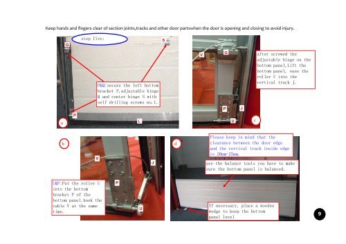 Installation and Maintenance Instructions - ETO Doors