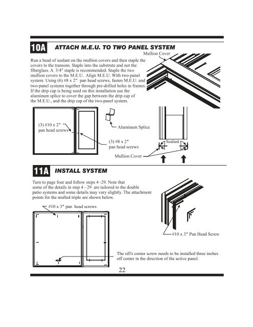 Therma-Tru Slim-Line Sliding Patio Door Assembly and Installation