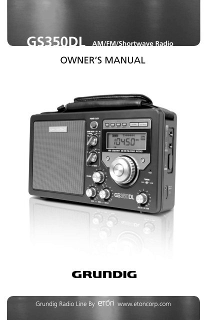 GS350DL Manual - Eton