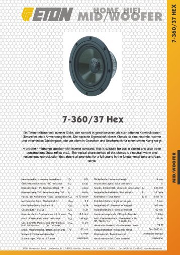 7-360/37 Hex - Solen