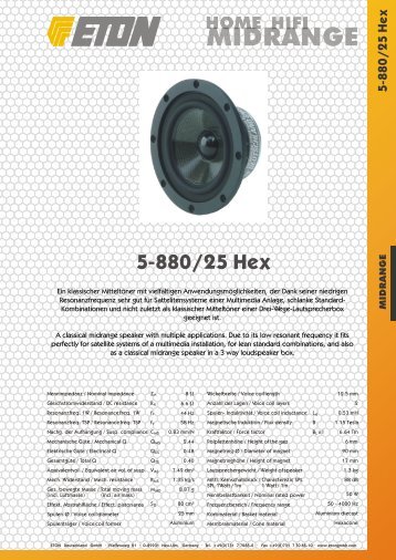 5-880/25 Hex - Eton GmbH