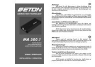 MA500.1 - Eton GmbH