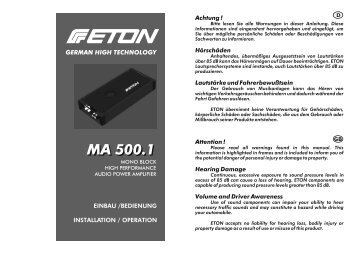 MA500.1 - Eton GmbH