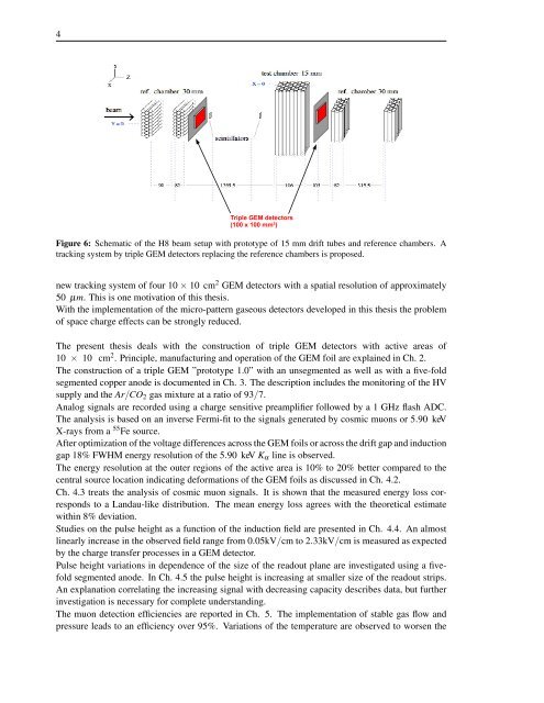 development of micro-pattern gaseous detectors – gem - LMU