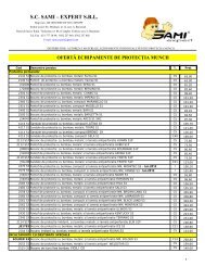 S.C. SAMI – EXPERT S.R.L. - Etrader.ro