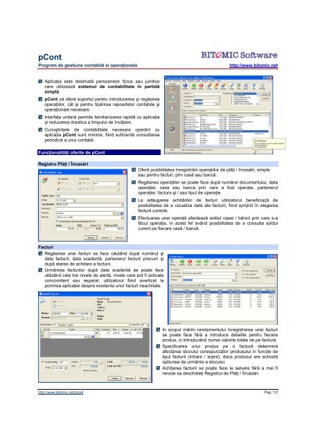 Oferta in format PDF. - Etrader.ro