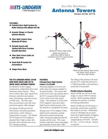 Antenna Towers - ETS-Lindgren