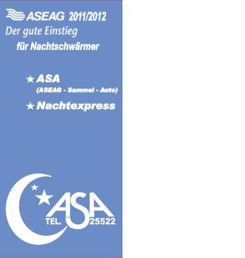 Nachtexpress ASA ASA - ASEAG Der gute Einstieg