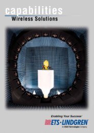 Wireless Capabilities Brochure - ETS-Lindgren