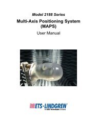 Multi-Axis Positioning System (MAPS) - ETS-Lindgren