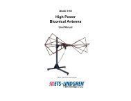 High Power Biconical Antenna - ETS-Lindgren