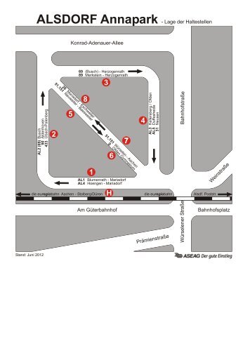 Lageplan Alsdorf Annapark 12