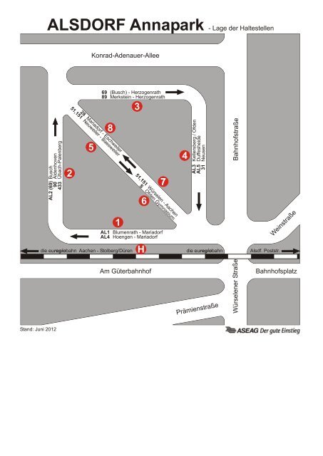 Lageplan Alsdorf Annapark 12