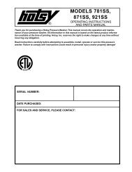 Models 965ss 1065ss 1065sse 1075sse - Hotsy 1075sse Wiring Diagram Models 965ss 1065ss 1065sse 1075sse - Hotsy 1075sse Wiring Diagram