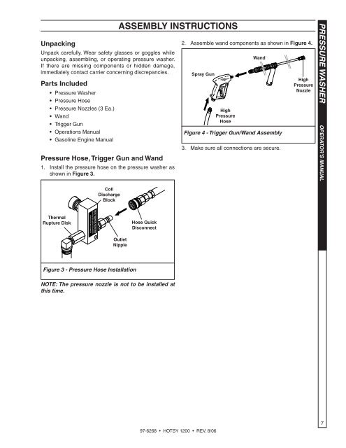 Hotsy 1200 97-6268 0608 - ETS Company Pressure Washers and ...