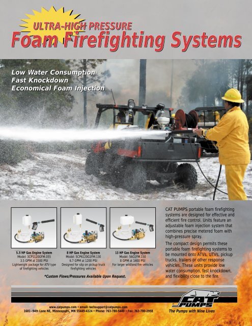 Foam Firefighting Systems - ETS Company Pressure Washers and ...