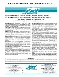 cp ss plunger pump service manual - ETS Company Pressure ...